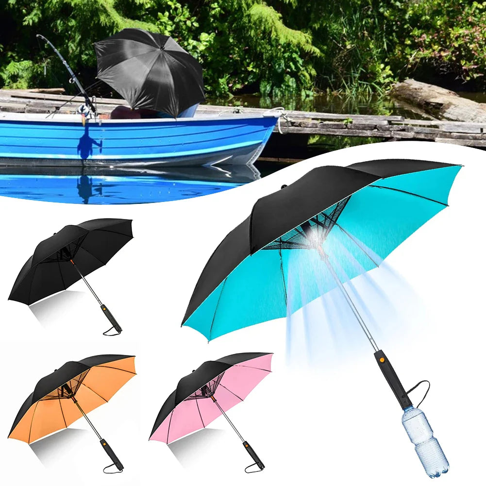 Fanbrella™ 3-In-1 Cooling Umbrella