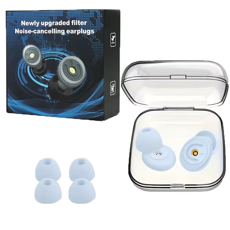 Ear Plugs for Noise Reduction Ear Protection Reusable Silicone Ear Plugs Swimming Ear Plug Sleeping Earplugs Set Oordopjes