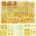 260 Pcs Hair Jewelry for Braids,Hair Beads Accessories for Dreadlock,Metal Hair Clips Cuffs Rings,Loc Rave Hair Charm Decorations Adjustable Kits for Men Women Silver