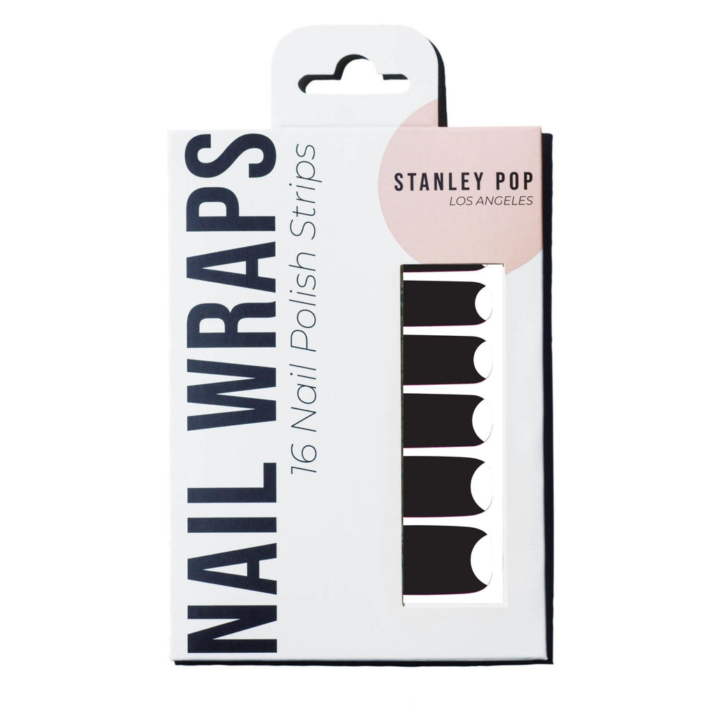 Black Moon Nail Polish Wraps (Transparent) - Edgy Nail Art