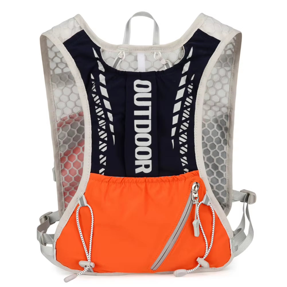 Running Hydration Vest Backpack Water Bladder Daypack Reflective Outdoors Hydration Pack for Outdoor Hiking Trail Running Bag