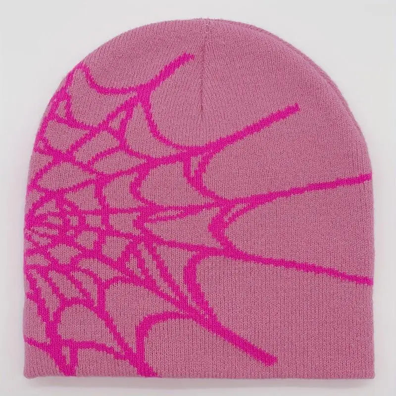 2026 Tiktok Viral Y2K Mesh Spider Web Beanie Breathable Night Rave Hat for Summer Festivals Goth Cyberpunk Unisex Accessory Men Women Baseball Cap Wave Adjustable Snapback