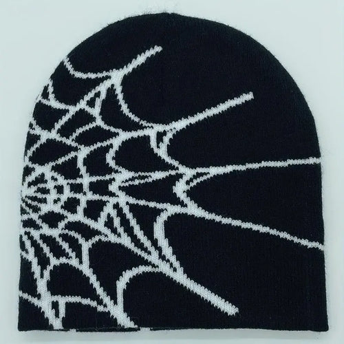 2026 Tiktok Viral Y2K Mesh Spider Web Beanie Breathable Night Rave Hat for Summer Festivals Goth Cyberpunk Unisex Accessory Men Women Baseball Cap Wave Adjustable Snapback