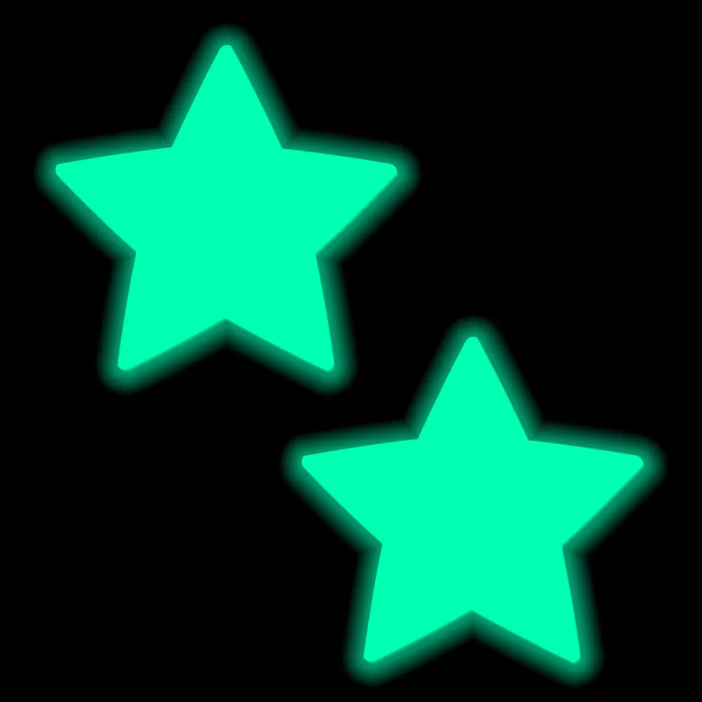 Star Pasties Glow in the Dark Star Nipple Covers by Pastease