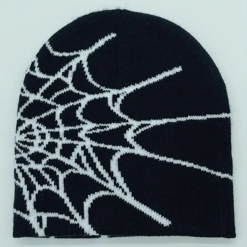2026 Tiktok Viral Y2K Mesh Spider Web Beanie Breathable Night Rave Hat for Summer Festivals Goth Cyberpunk Unisex Accessory Men Women Baseball Cap Wave Adjustable Snapback