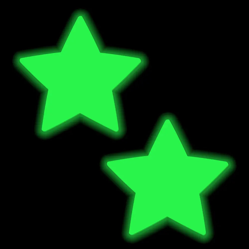 Star Pasties Glow in the Dark Star Nipple Covers by Pastease