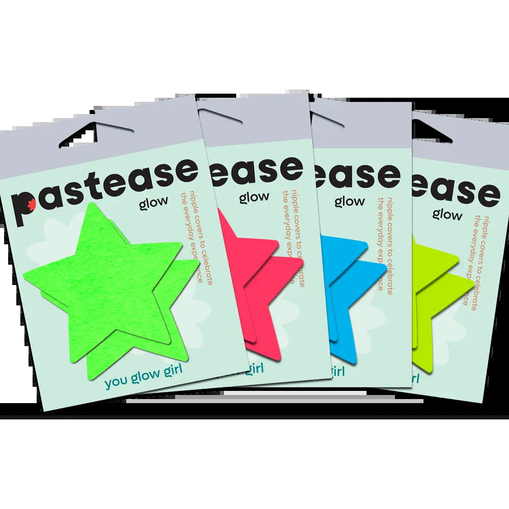 Star Pasties Glow in the Dark Star Nipple Covers by Pastease