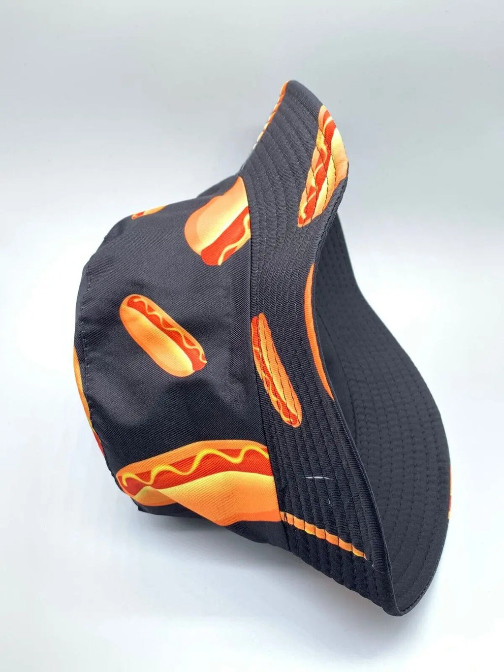 Hot Trendy Hot Dog Lover Printed Bucket Hat Unisex One Size Cotton Silk Summer Winter
