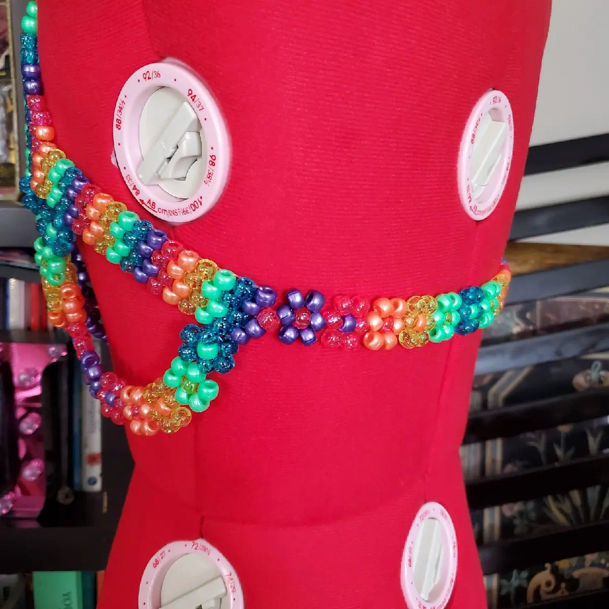 Kandi Bead Bra Top Cosplay Rave Fit Womenswear Accessories Clothes Costumes Women Comfort