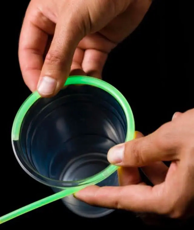 20-Pack 16Oz Glowing Party Cups Multicolor Disposable Neon Glow in the Dark Cups for Beer Pong & Glow Party Supplies