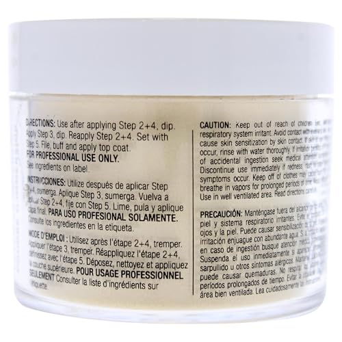 Cuccio Pro Powder Polish Dip - Silver W/ Silver Glitter - Nail Lacquer for Manicures & Pedicures, Easy & Fast Application/Removal - No LED/UV Light - Non-Toxic, Odorless, Highly Pigmented - 0.5 oz