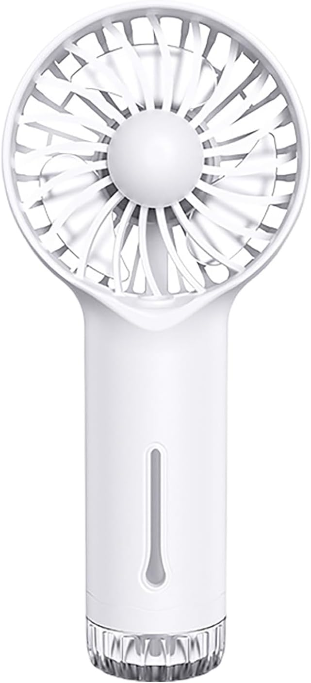 Mini Hand Fan with Mist, USB Rechargeable 3 Speeds Portable Misting Fan,Summer Powerful Cooling Battery Operated Quiet Portable Personal Fan for Gym Travel Makeup Office Car Camping