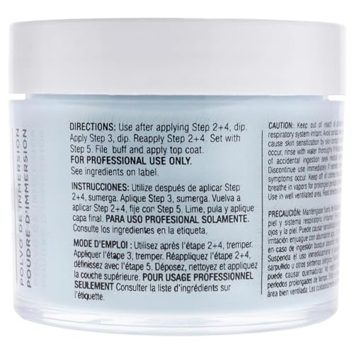 Cuccio Pro Powder Polish Dip - Silver W/ Silver Glitter - Nail Lacquer for Manicures & Pedicures, Easy & Fast Application/Removal - No LED/UV Light - Non-Toxic, Odorless, Highly Pigmented - 0.5 oz