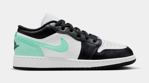 Air  1 Low Retro Glow Green Grade School Lifestyle Shoes (Glow Green/Black)