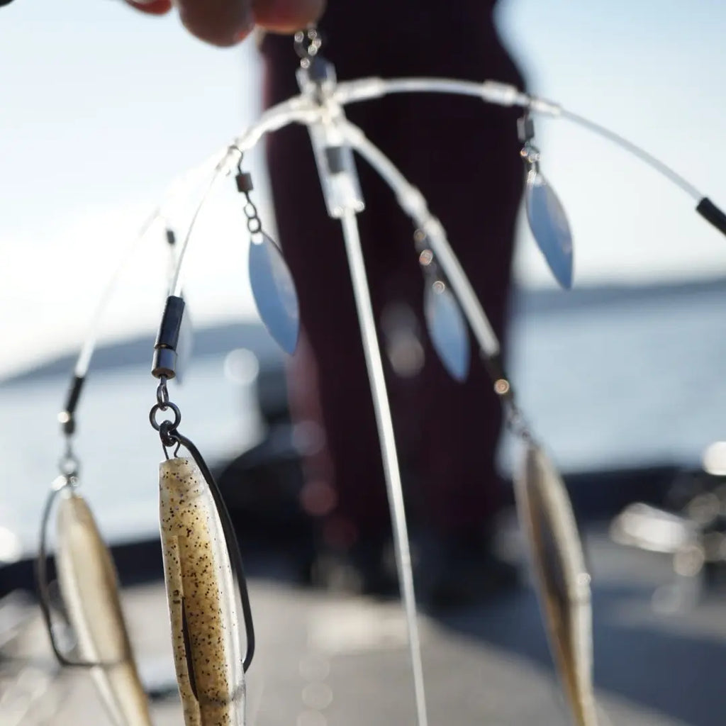 Clear Umbrella Rig(Cur) for Bass Fishing