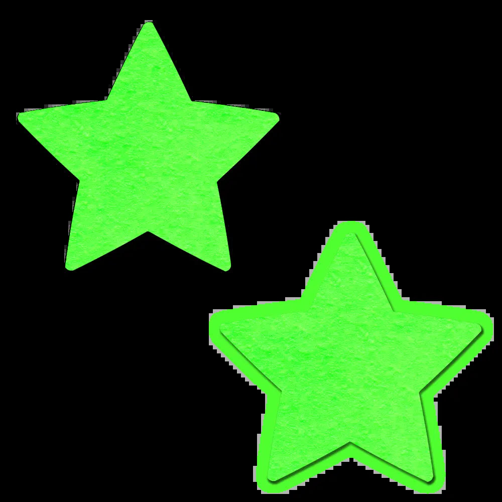 Star Pasties Glow in the Dark Star Nipple Covers by Pastease