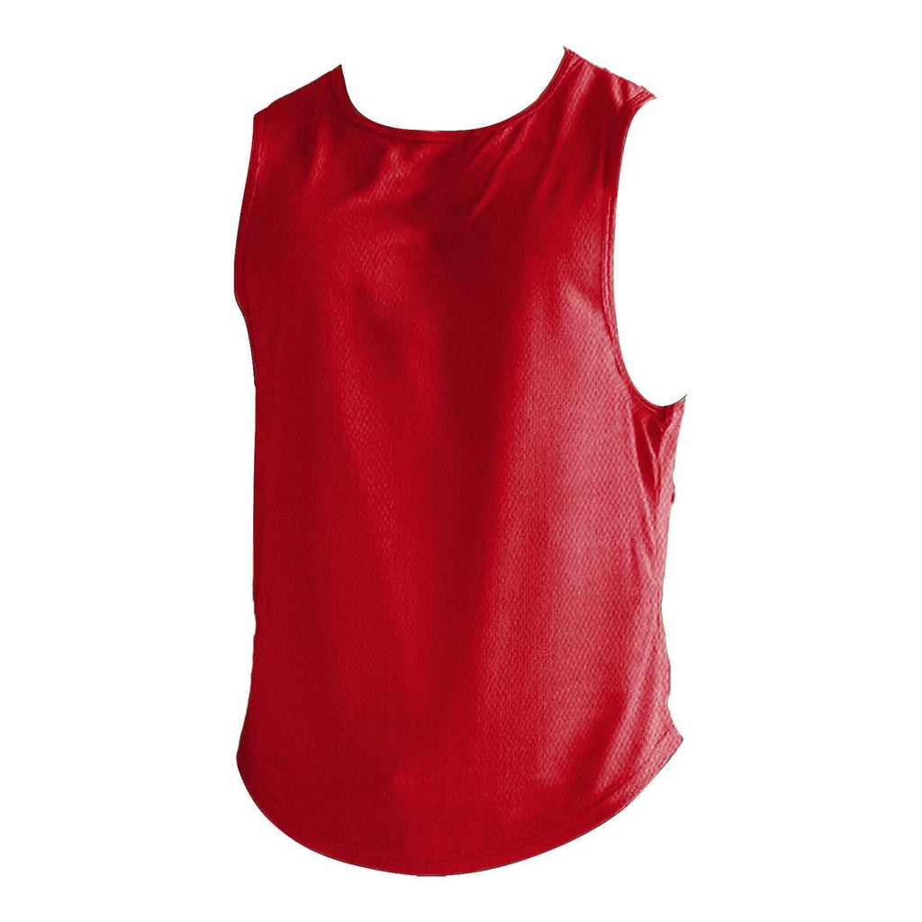 Summer Vest for Men Mesh Breathable Quick Dry Gym Muscle Fitness Workout Sweatshirts Solid Color Sleeveless Tank Tops
