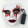 Ochine Forart LED Light Up Halloween Purge Mask - Safe EL Wire Glowing Creepy Mask