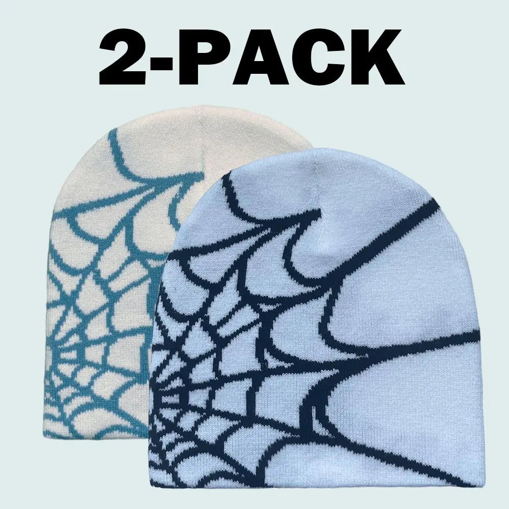 2026 Tiktok Viral Y2K Mesh Spider Web Beanie Breathable Night Rave Hat for Summer Festivals Goth Cyberpunk Unisex Accessory Men Women Baseball Cap Wave Adjustable Snapback