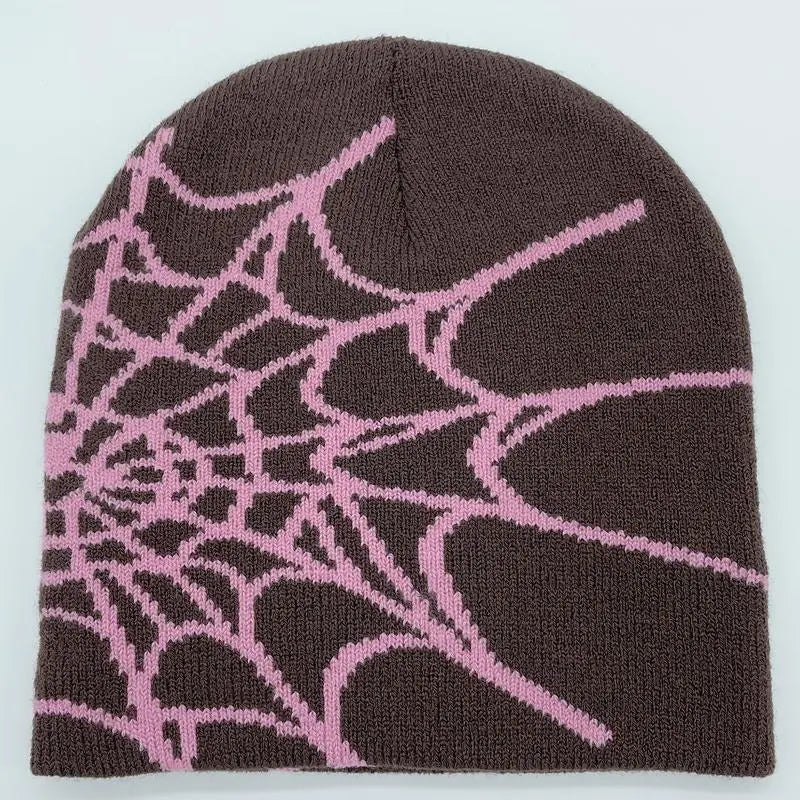 2026 Tiktok Viral Y2K Mesh Spider Web Beanie Breathable Night Rave Hat for Summer Festivals Goth Cyberpunk Unisex Accessory Men Women Baseball Cap Wave Adjustable Snapback