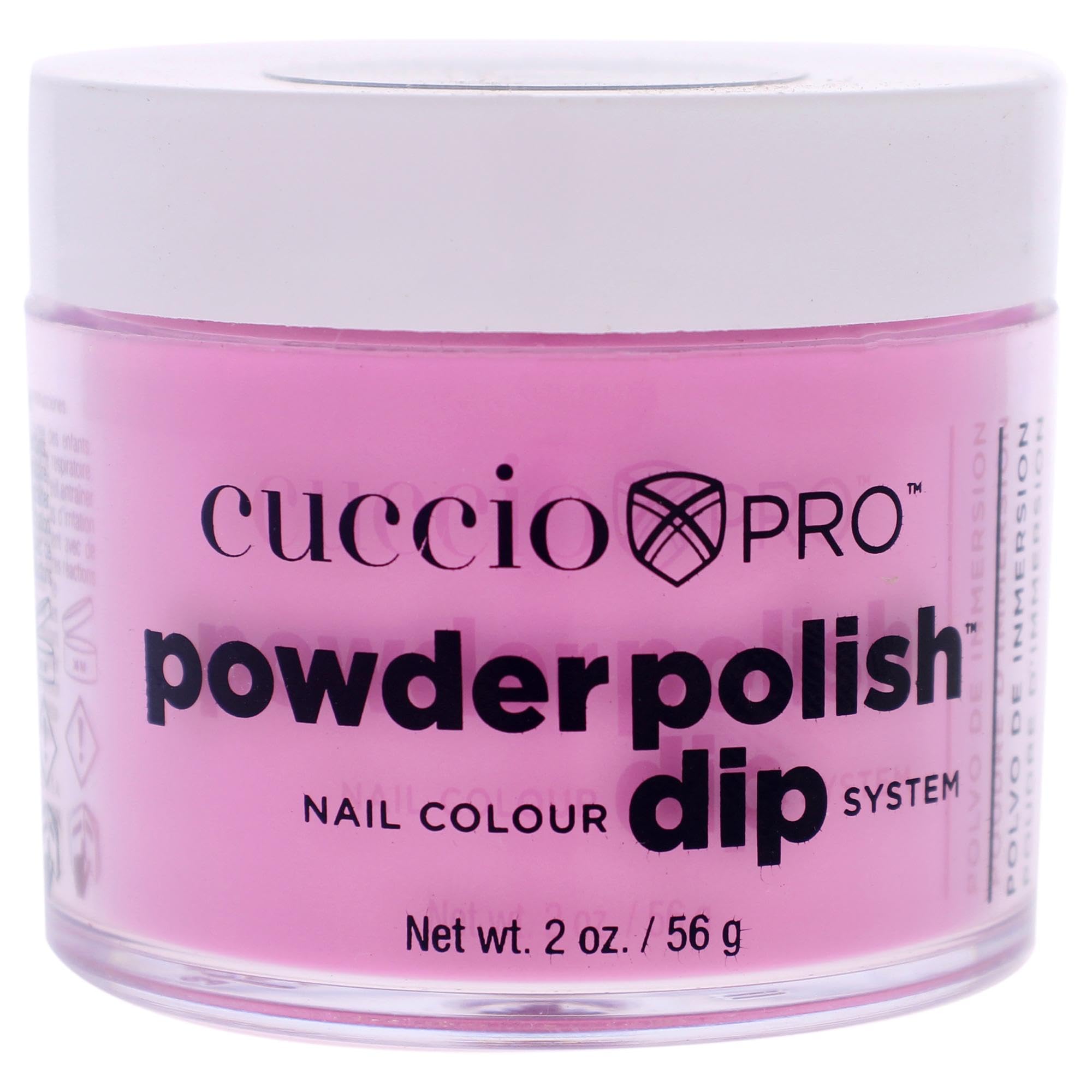 Cuccio Pro Powder Polish Dip - Silver W/ Silver Glitter - Nail Lacquer for Manicures & Pedicures, Easy & Fast Application/Removal - No LED/UV Light - Non-Toxic, Odorless, Highly Pigmented - 0.5 oz