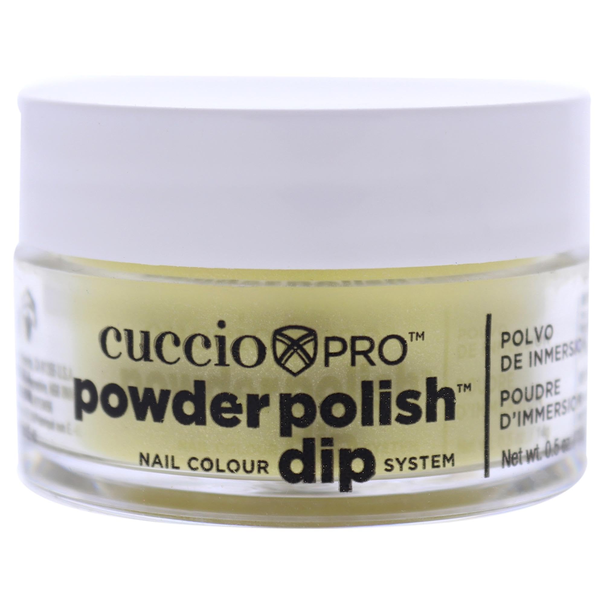 Cuccio Pro Powder Polish Dip - Silver W/ Silver Glitter - Nail Lacquer for Manicures & Pedicures, Easy & Fast Application/Removal - No LED/UV Light - Non-Toxic, Odorless, Highly Pigmented - 0.5 oz