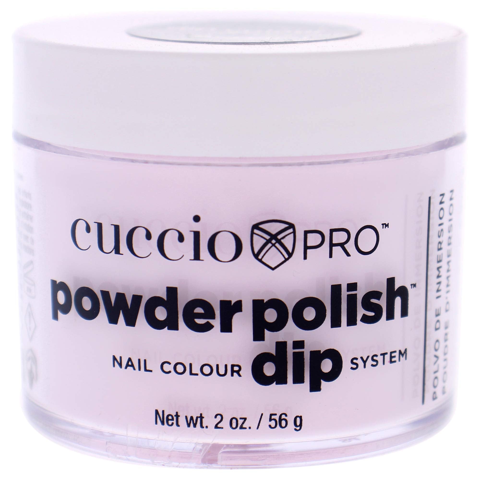Cuccio Pro Powder Polish Dip - Silver W/ Silver Glitter - Nail Lacquer for Manicures & Pedicures, Easy & Fast Application/Removal - No LED/UV Light - Non-Toxic, Odorless, Highly Pigmented - 0.5 oz