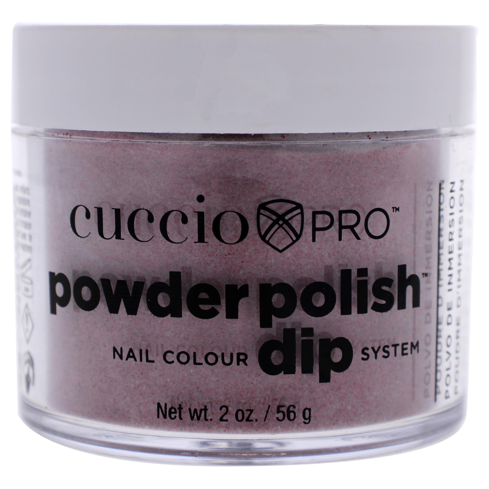 Cuccio Pro Powder Polish Dip - Silver W/ Silver Glitter - Nail Lacquer for Manicures & Pedicures, Easy & Fast Application/Removal - No LED/UV Light - Non-Toxic, Odorless, Highly Pigmented - 0.5 oz
