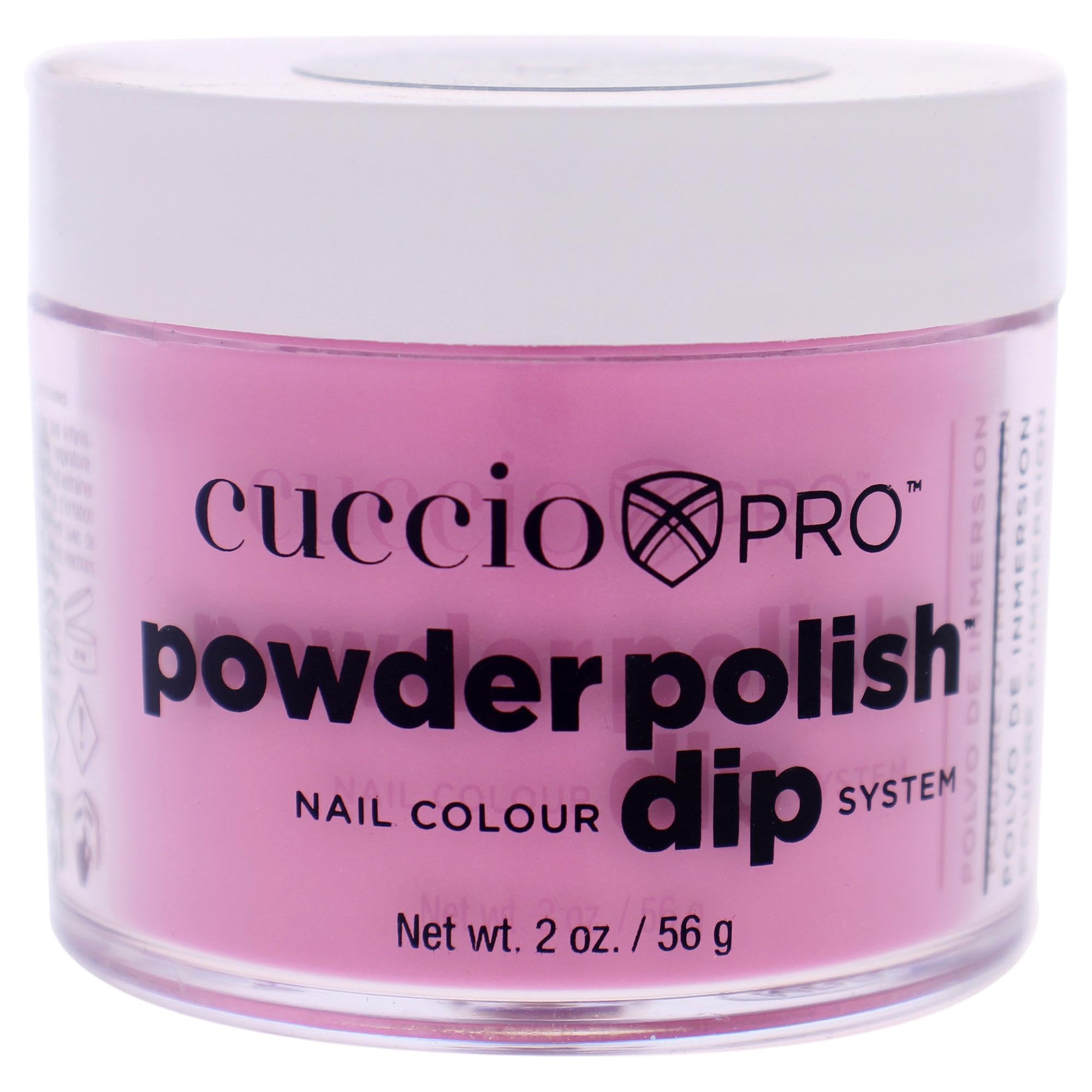 Cuccio Pro Powder Polish Dip - Silver W/ Silver Glitter - Nail Lacquer for Manicures & Pedicures, Easy & Fast Application/Removal - No LED/UV Light - Non-Toxic, Odorless, Highly Pigmented - 0.5 oz