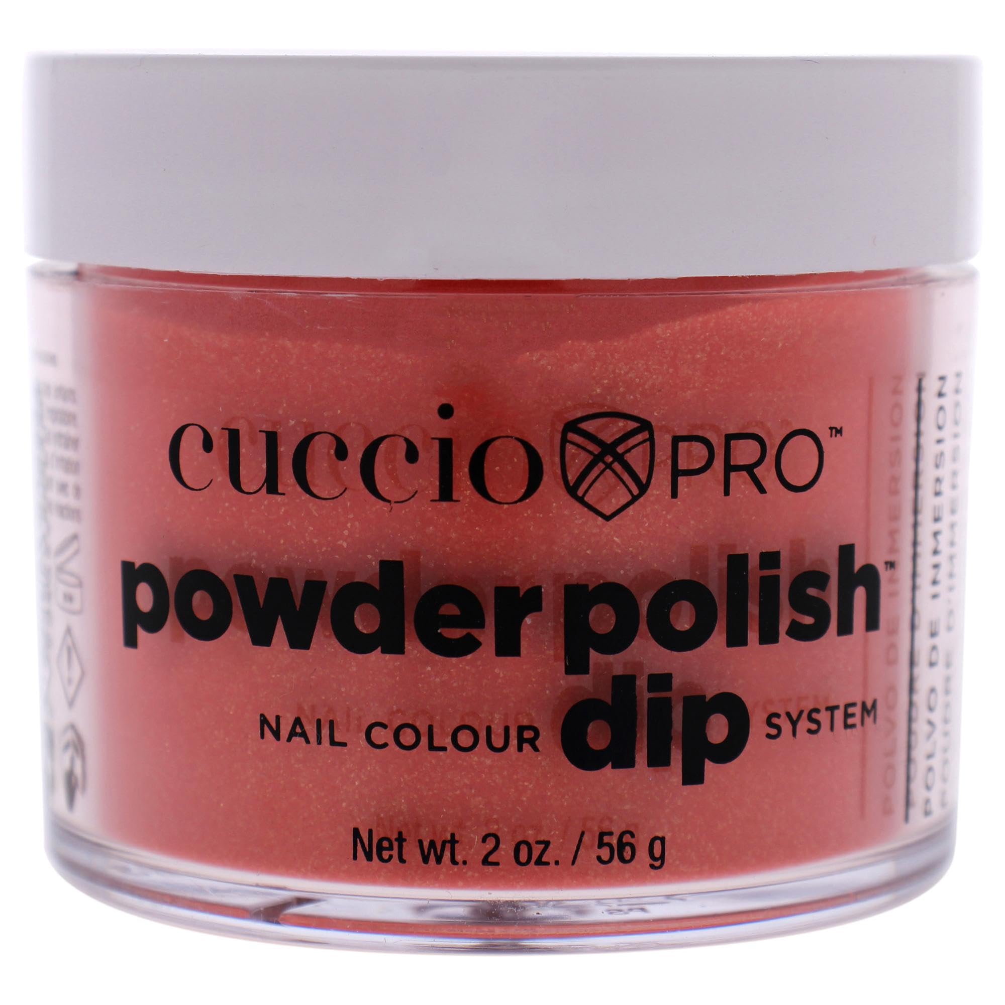 Cuccio Pro Powder Polish Dip - Silver W/ Silver Glitter - Nail Lacquer for Manicures & Pedicures, Easy & Fast Application/Removal - No LED/UV Light - Non-Toxic, Odorless, Highly Pigmented - 0.5 oz