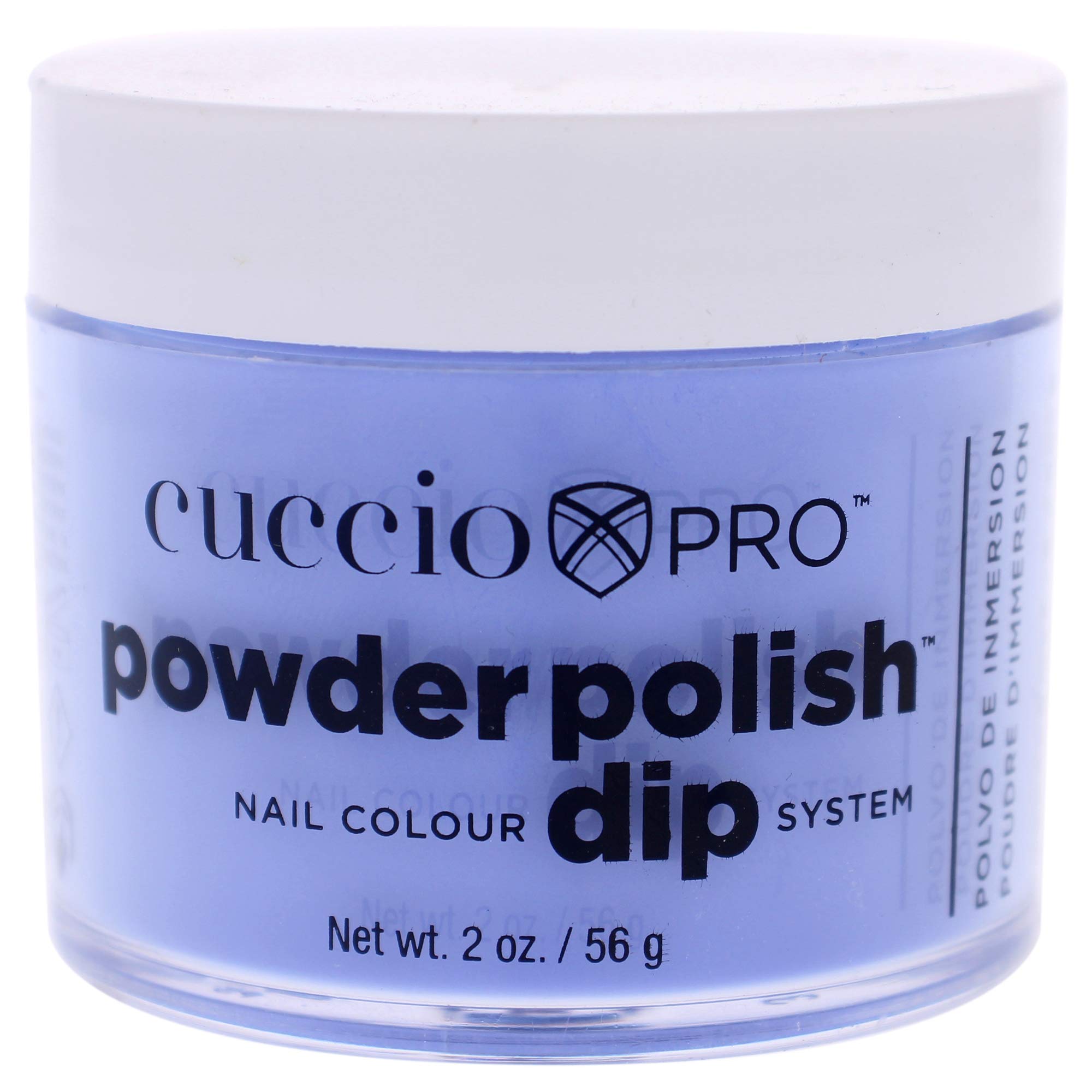 Cuccio Pro Powder Polish Dip - Silver W/ Silver Glitter - Nail Lacquer for Manicures & Pedicures, Easy & Fast Application/Removal - No LED/UV Light - Non-Toxic, Odorless, Highly Pigmented - 0.5 oz