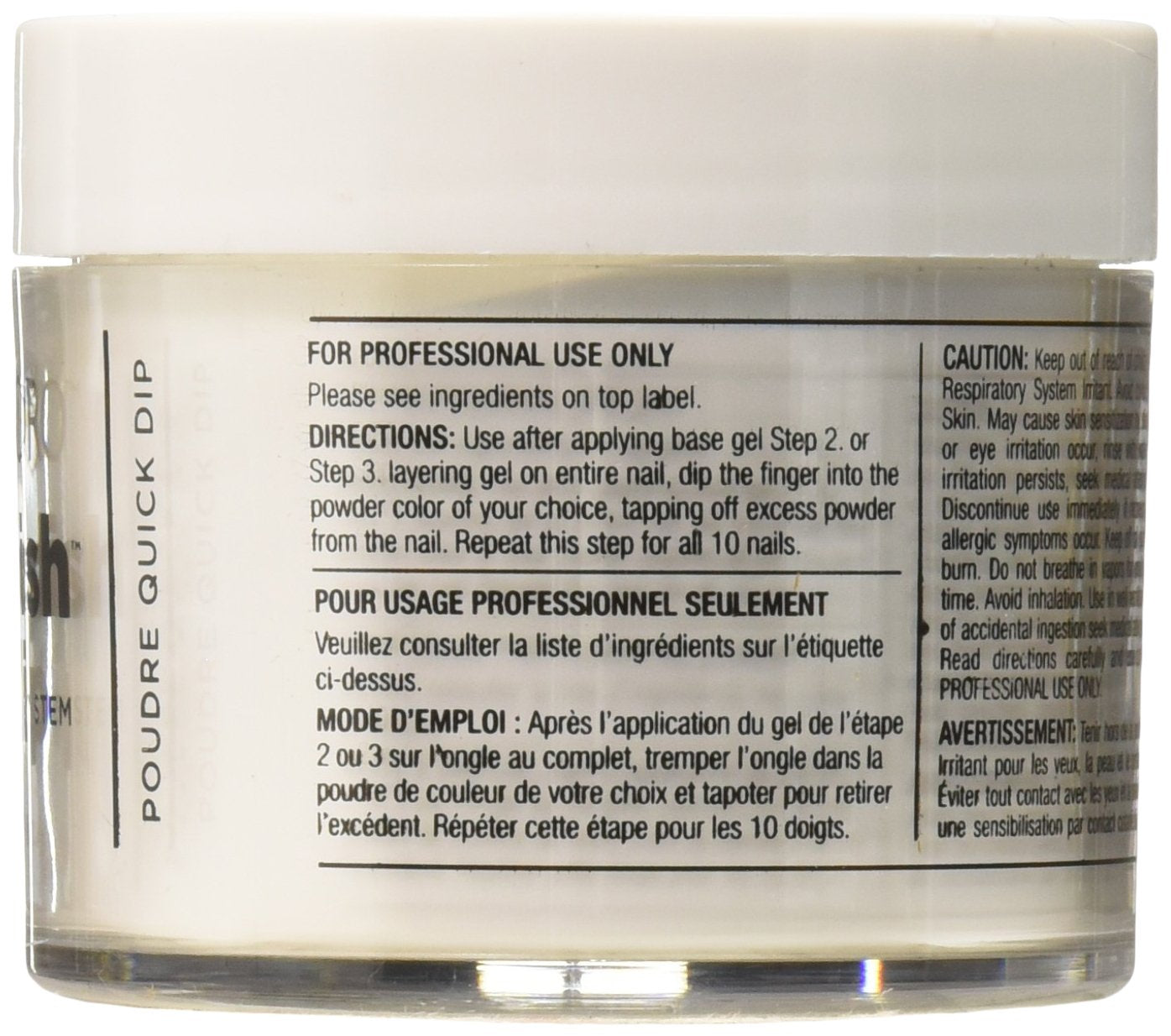 Cuccio Pro Powder Polish Dip - Silver W/ Silver Glitter - Nail Lacquer for Manicures & Pedicures, Easy & Fast Application/Removal - No LED/UV Light - Non-Toxic, Odorless, Highly Pigmented - 0.5 oz