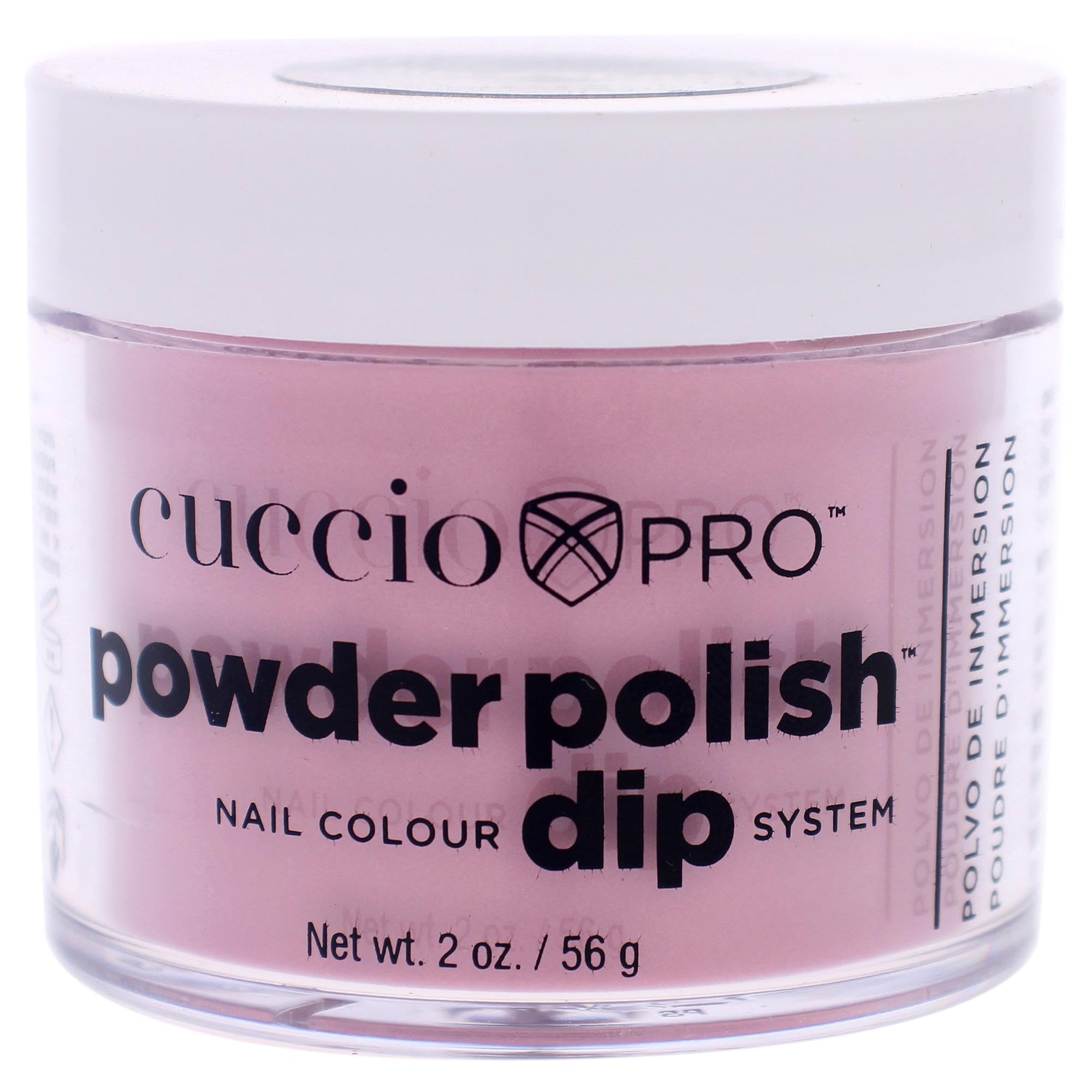 Cuccio Pro Powder Polish Dip - Silver W/ Silver Glitter - Nail Lacquer for Manicures & Pedicures, Easy & Fast Application/Removal - No LED/UV Light - Non-Toxic, Odorless, Highly Pigmented - 0.5 oz