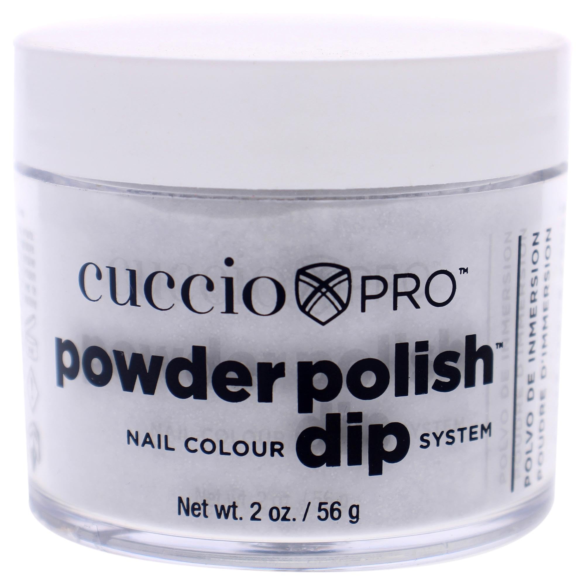 Cuccio Pro Powder Polish Dip - Silver W/ Silver Glitter - Nail Lacquer for Manicures & Pedicures, Easy & Fast Application/Removal - No LED/UV Light - Non-Toxic, Odorless, Highly Pigmented - 0.5 oz