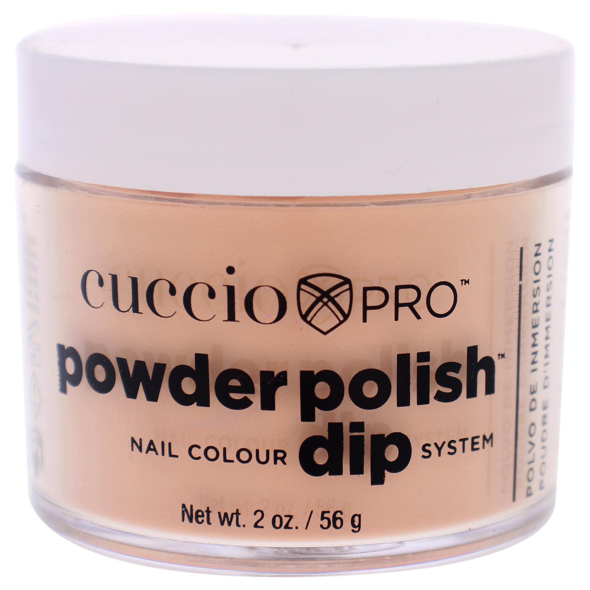 Cuccio Pro Powder Polish Dip - Silver W/ Silver Glitter - Nail Lacquer for Manicures & Pedicures, Easy & Fast Application/Removal - No LED/UV Light - Non-Toxic, Odorless, Highly Pigmented - 0.5 oz