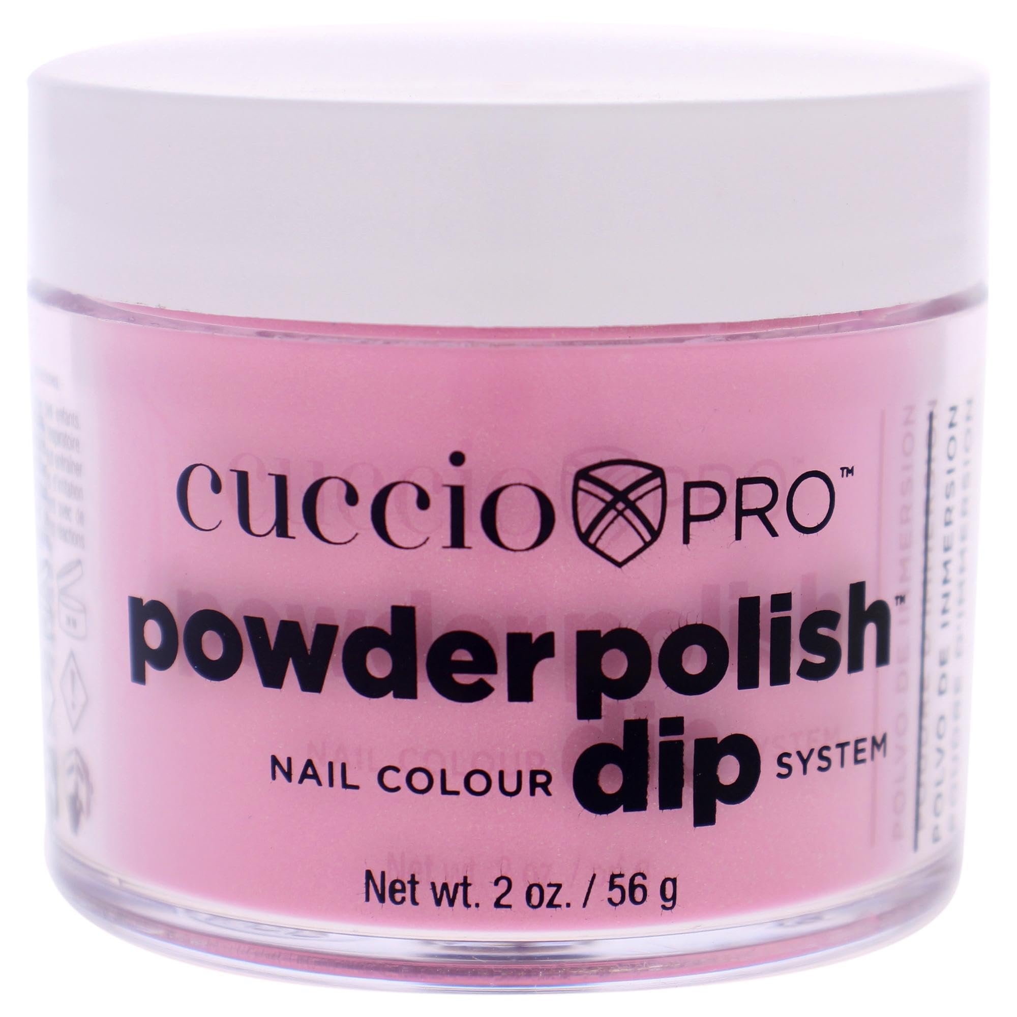 Cuccio Pro Powder Polish Dip - Silver W/ Silver Glitter - Nail Lacquer for Manicures & Pedicures, Easy & Fast Application/Removal - No LED/UV Light - Non-Toxic, Odorless, Highly Pigmented - 0.5 oz