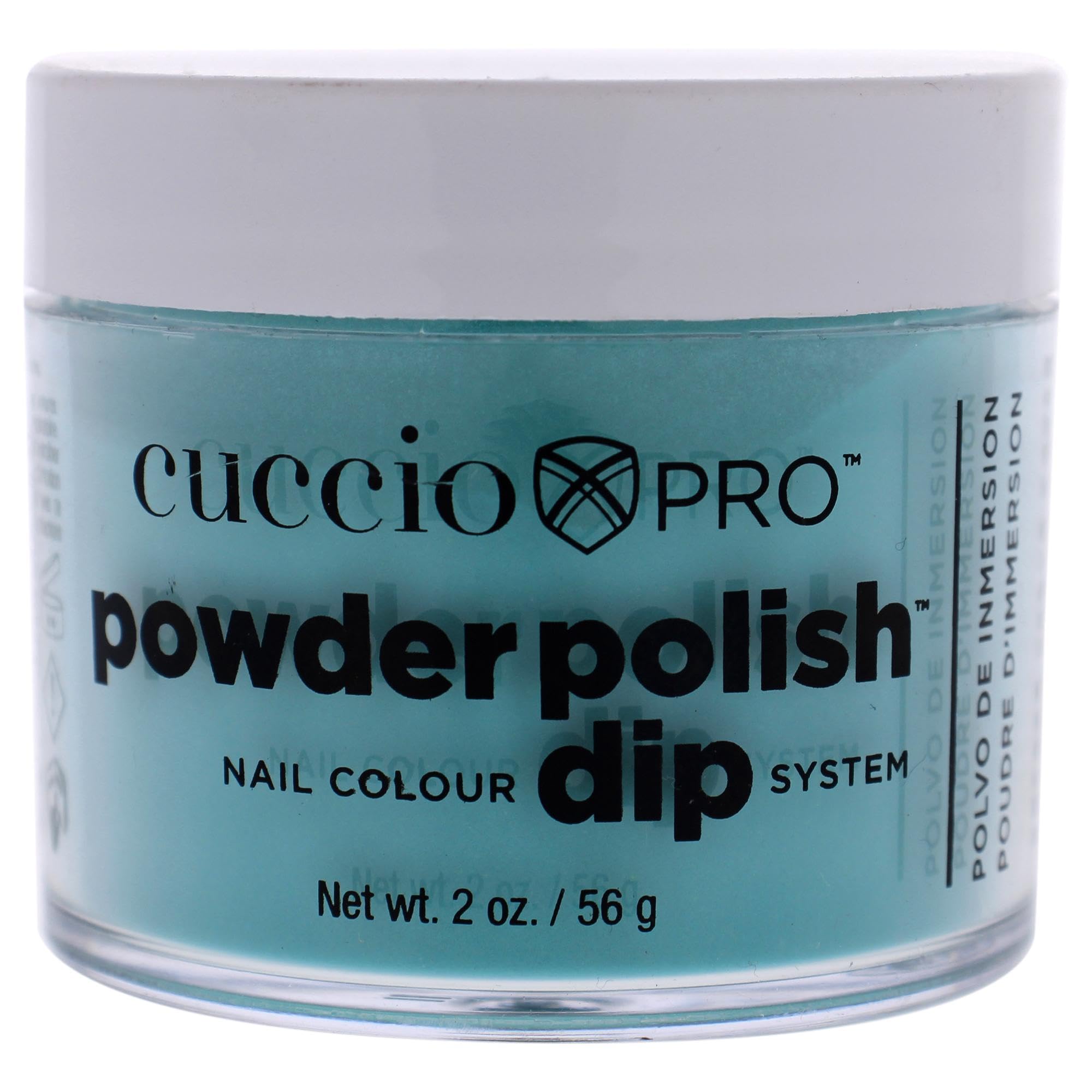 Cuccio Pro Powder Polish Dip - Silver W/ Silver Glitter - Nail Lacquer for Manicures & Pedicures, Easy & Fast Application/Removal - No LED/UV Light - Non-Toxic, Odorless, Highly Pigmented - 0.5 oz