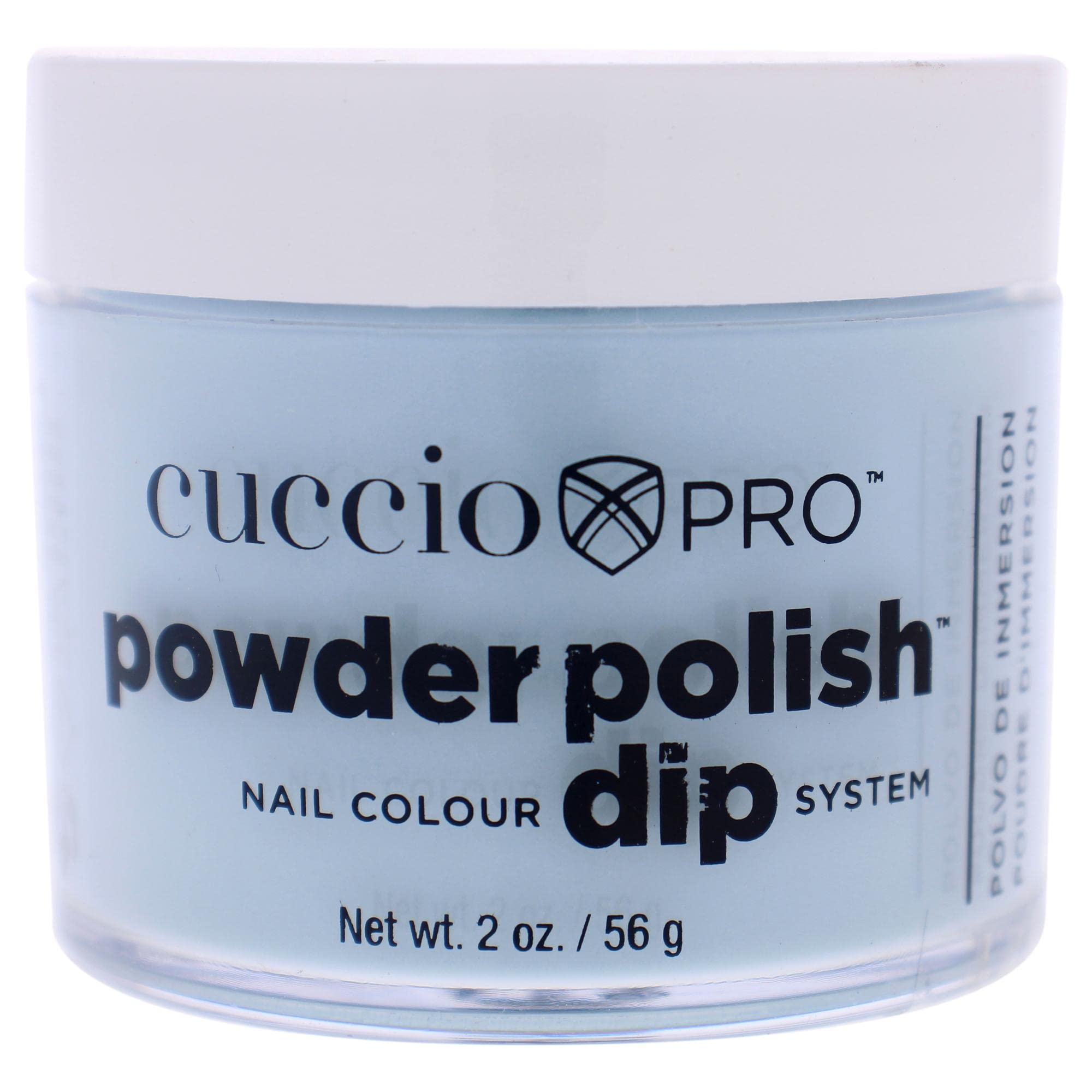 Cuccio Pro Powder Polish Dip - Silver W/ Silver Glitter - Nail Lacquer for Manicures & Pedicures, Easy & Fast Application/Removal - No LED/UV Light - Non-Toxic, Odorless, Highly Pigmented - 0.5 oz