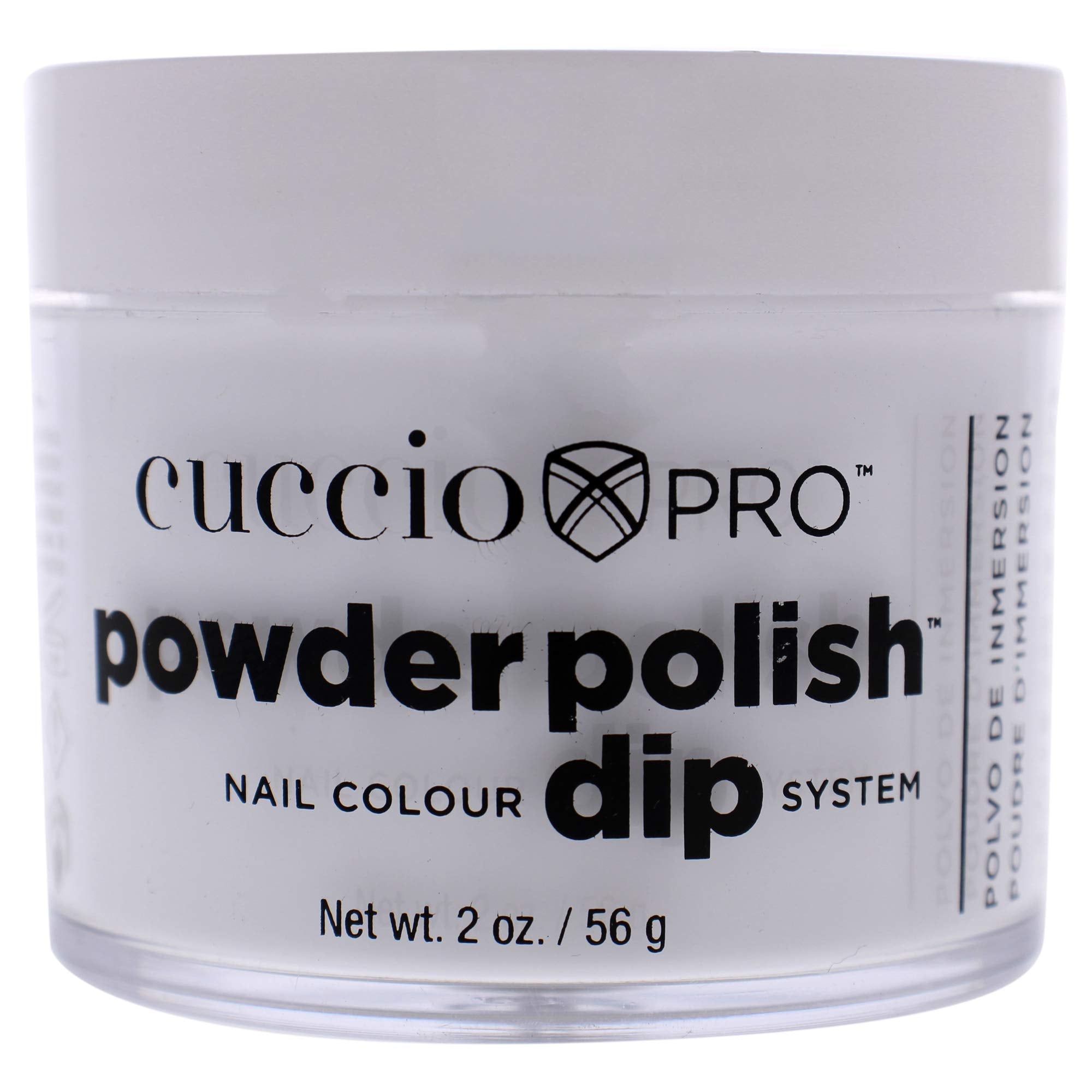 Cuccio Pro Powder Polish Dip - Silver W/ Silver Glitter - Nail Lacquer for Manicures & Pedicures, Easy & Fast Application/Removal - No LED/UV Light - Non-Toxic, Odorless, Highly Pigmented - 0.5 oz