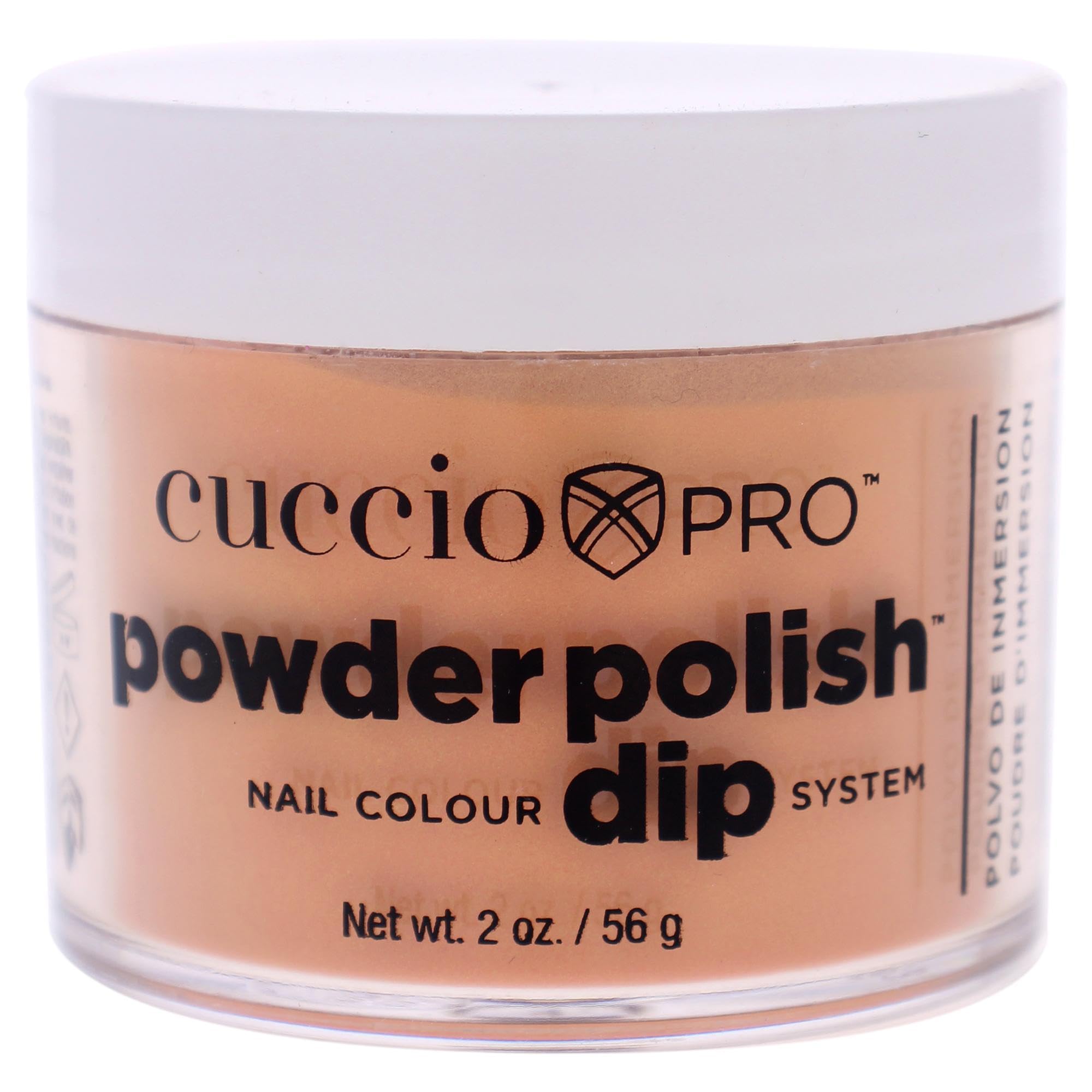 Cuccio Pro Powder Polish Dip - Silver W/ Silver Glitter - Nail Lacquer for Manicures & Pedicures, Easy & Fast Application/Removal - No LED/UV Light - Non-Toxic, Odorless, Highly Pigmented - 0.5 oz
