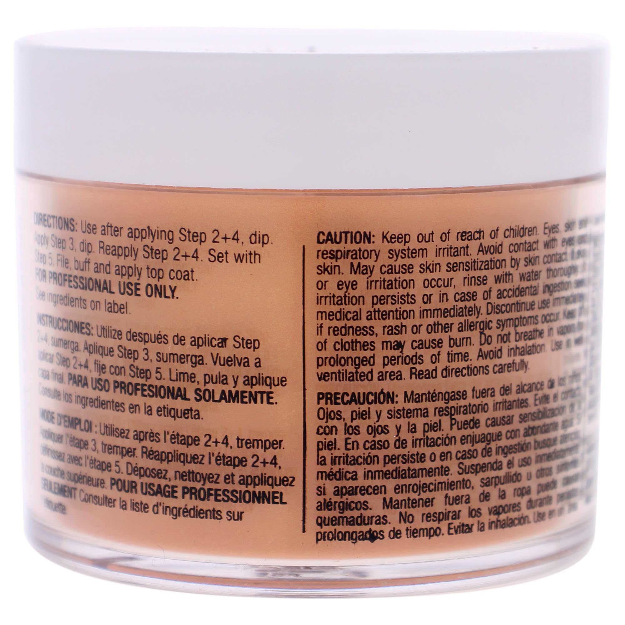 Cuccio Pro Powder Polish Dip - Silver W/ Silver Glitter - Nail Lacquer for Manicures & Pedicures, Easy & Fast Application/Removal - No LED/UV Light - Non-Toxic, Odorless, Highly Pigmented - 0.5 oz