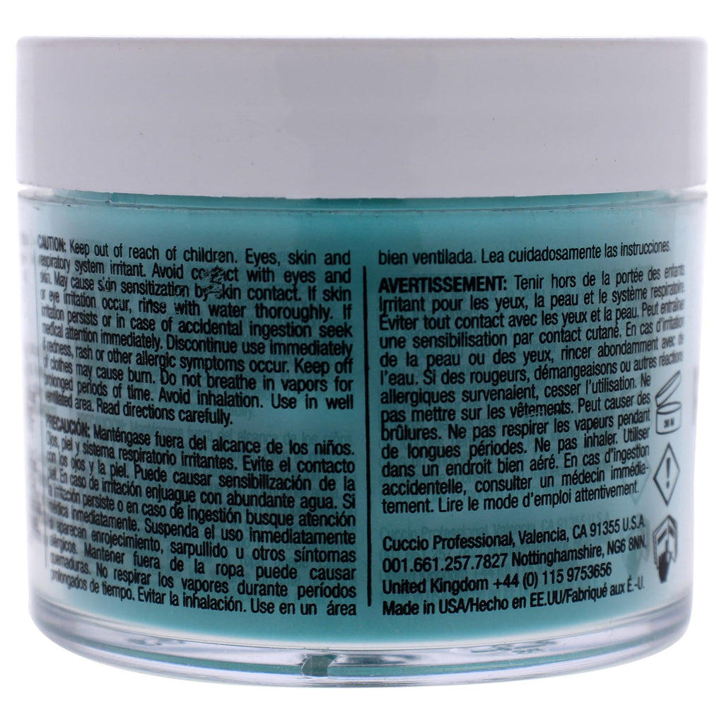 Cuccio Pro Powder Polish Dip - Silver W/ Silver Glitter - Nail Lacquer for Manicures & Pedicures, Easy & Fast Application/Removal - No LED/UV Light - Non-Toxic, Odorless, Highly Pigmented - 0.5 oz
