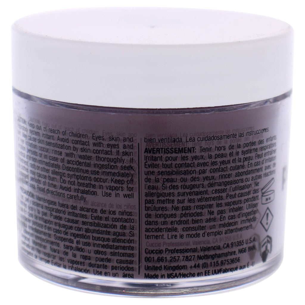 Cuccio Pro Powder Polish Dip - Silver W/ Silver Glitter - Nail Lacquer for Manicures & Pedicures, Easy & Fast Application/Removal - No LED/UV Light - Non-Toxic, Odorless, Highly Pigmented - 0.5 oz
