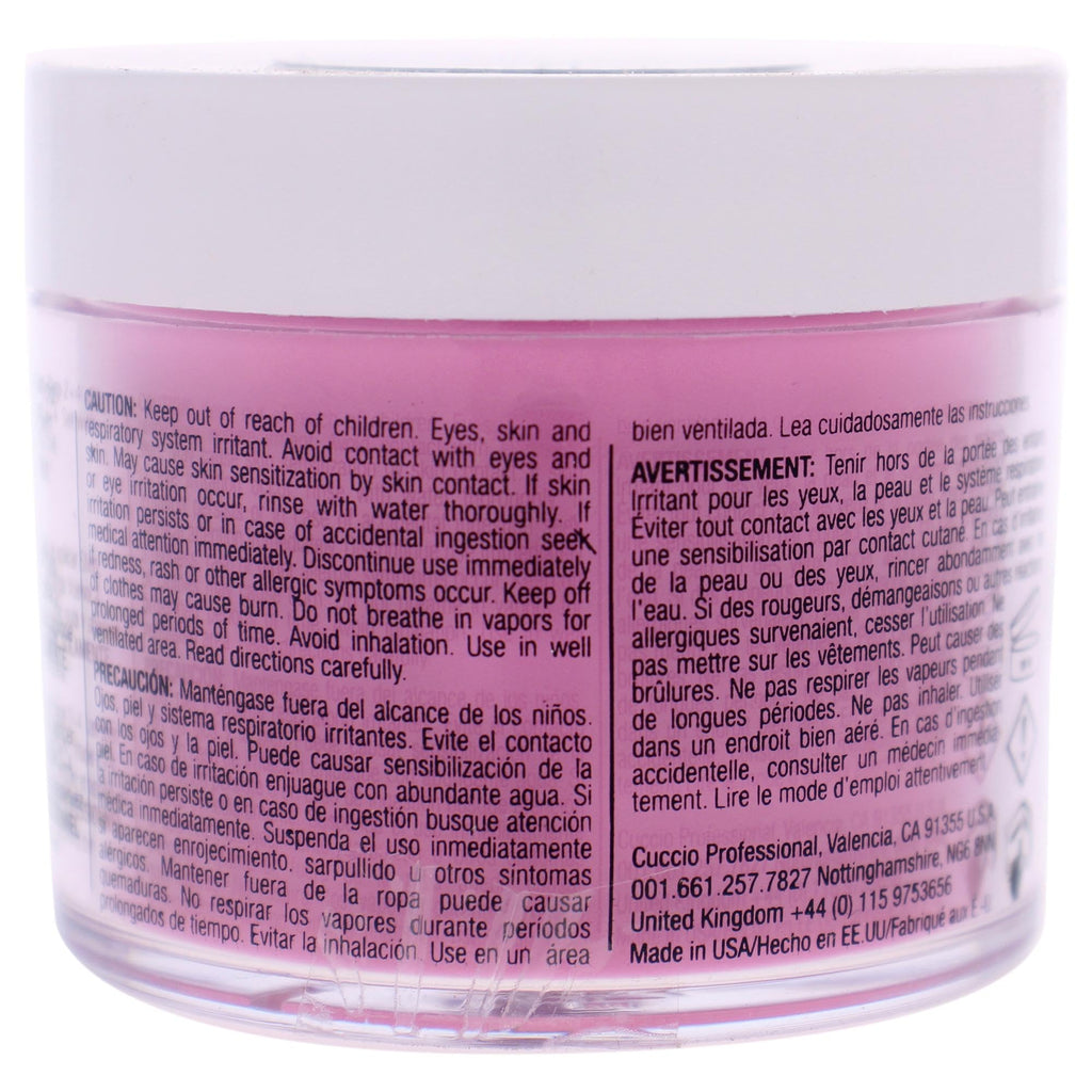 Cuccio Pro Powder Polish Dip - Silver W/ Silver Glitter - Nail Lacquer for Manicures & Pedicures, Easy & Fast Application/Removal - No LED/UV Light - Non-Toxic, Odorless, Highly Pigmented - 0.5 oz