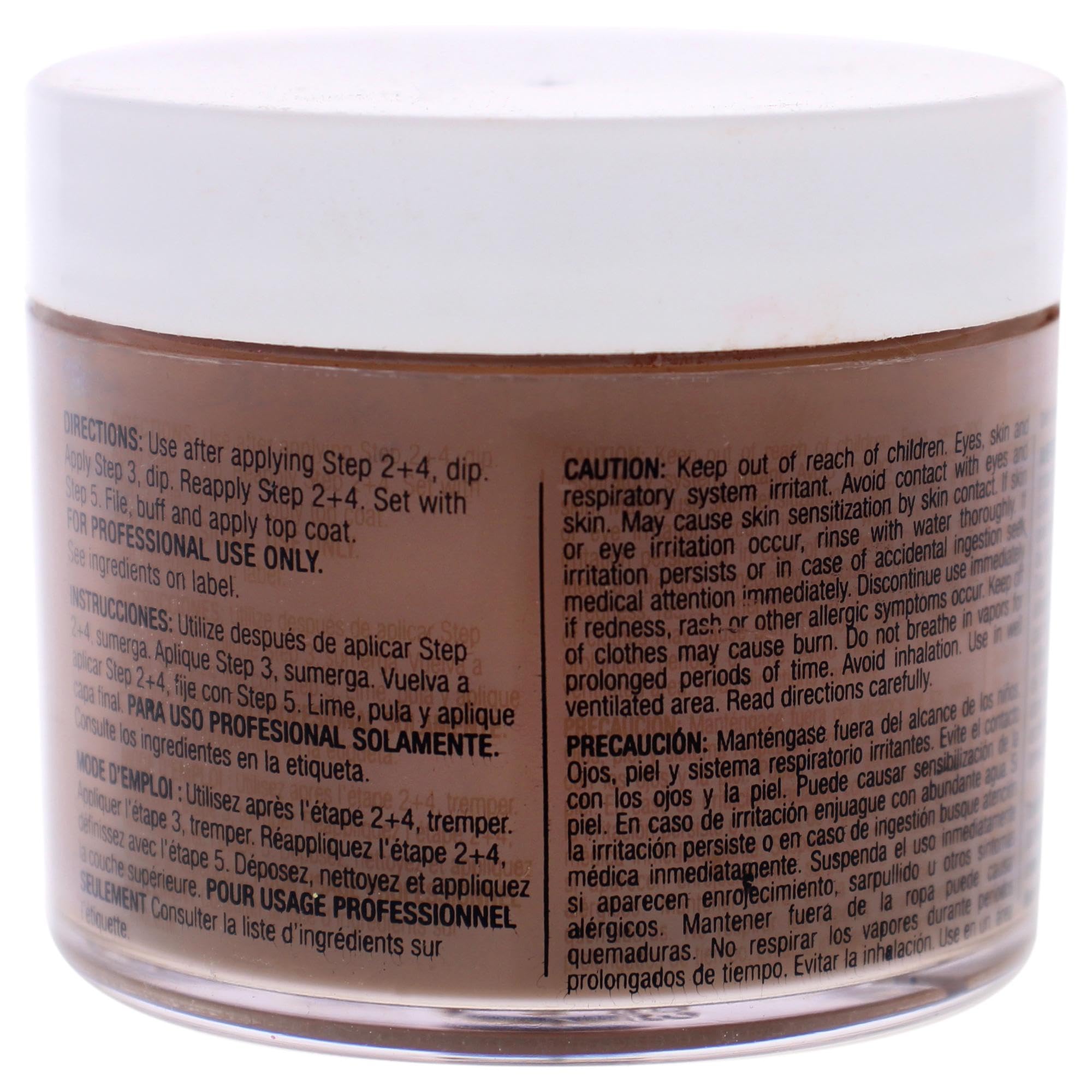 Cuccio Pro Powder Polish Dip - Silver W/ Silver Glitter - Nail Lacquer for Manicures & Pedicures, Easy & Fast Application/Removal - No LED/UV Light - Non-Toxic, Odorless, Highly Pigmented - 0.5 oz