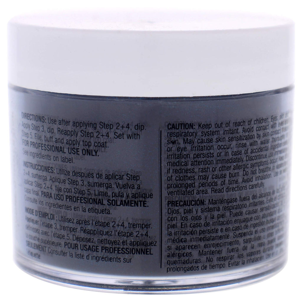 Cuccio Pro Powder Polish Dip - Silver W/ Silver Glitter - Nail Lacquer for Manicures & Pedicures, Easy & Fast Application/Removal - No LED/UV Light - Non-Toxic, Odorless, Highly Pigmented - 0.5 oz