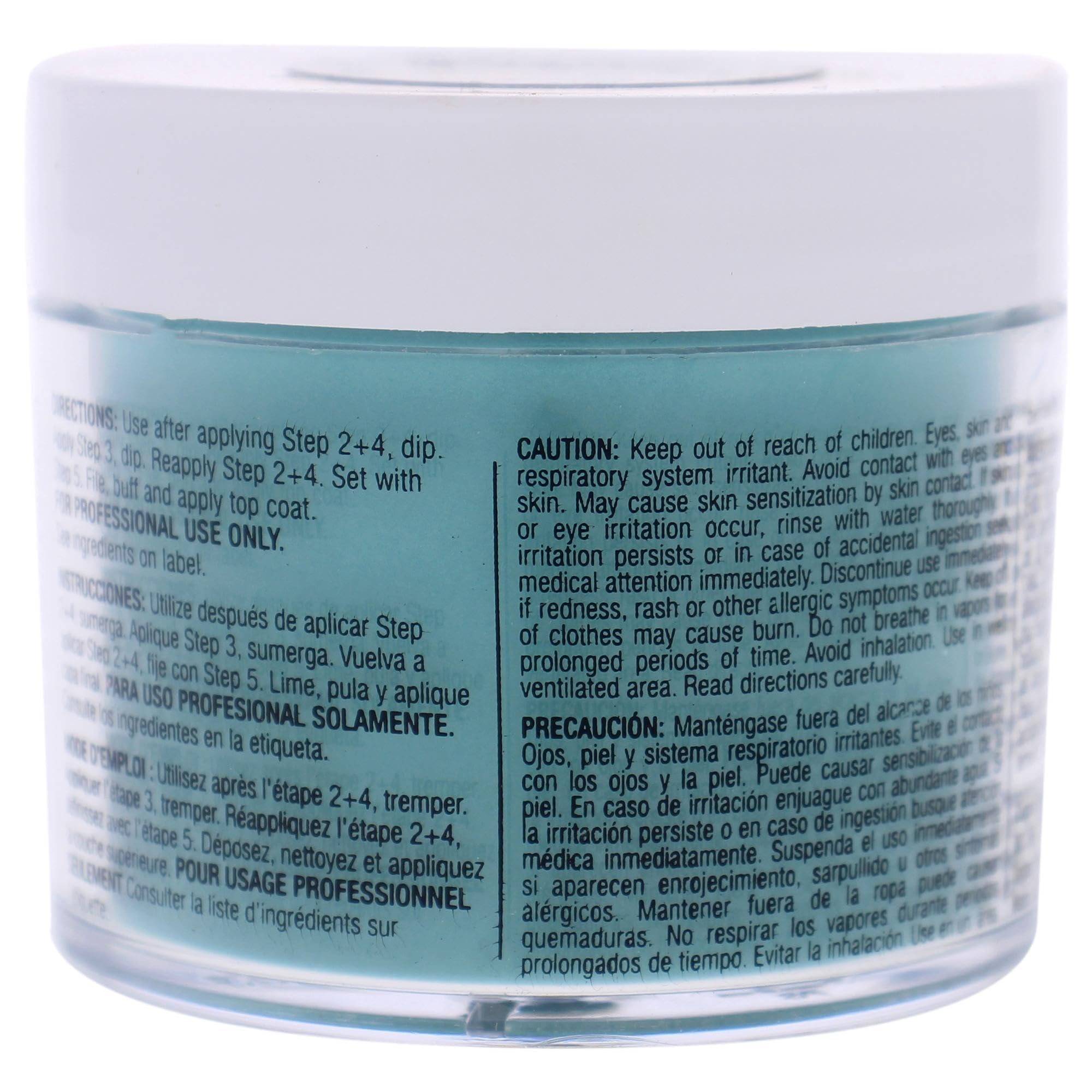 Cuccio Pro Powder Polish Dip - Silver W/ Silver Glitter - Nail Lacquer for Manicures & Pedicures, Easy & Fast Application/Removal - No LED/UV Light - Non-Toxic, Odorless, Highly Pigmented - 0.5 oz
