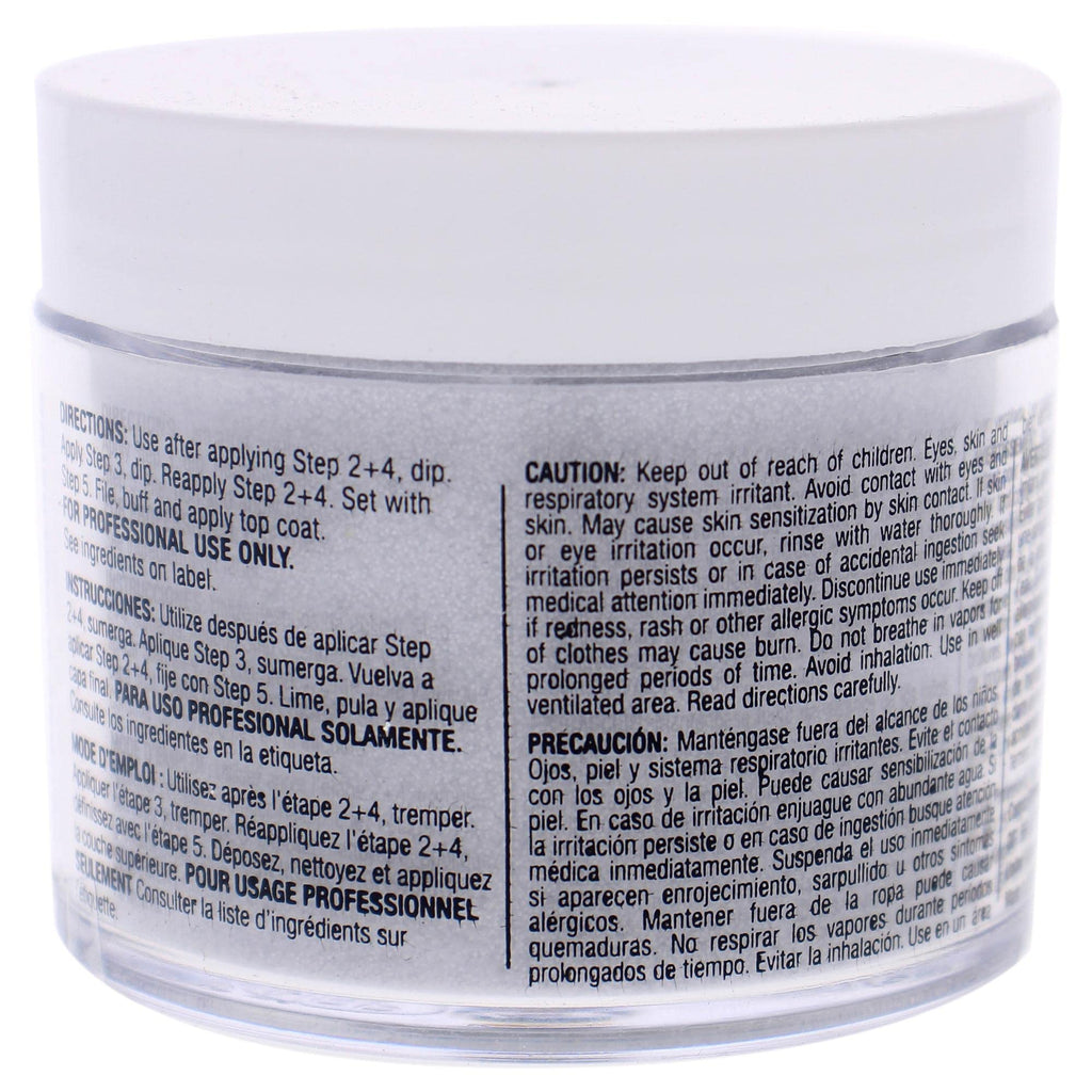 Cuccio Pro Powder Polish Dip - Silver W/ Silver Glitter - Nail Lacquer for Manicures & Pedicures, Easy & Fast Application/Removal - No LED/UV Light - Non-Toxic, Odorless, Highly Pigmented - 0.5 oz