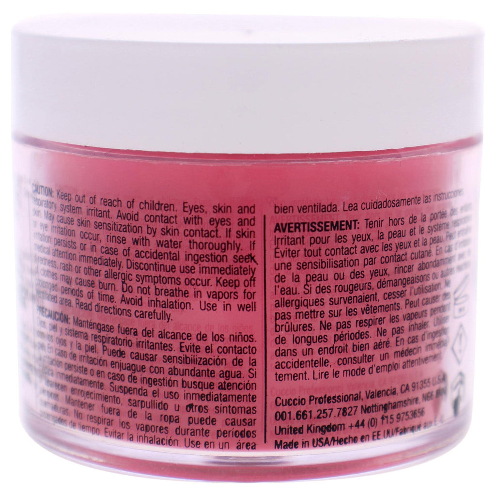 Cuccio Pro Powder Polish Dip - Silver W/ Silver Glitter - Nail Lacquer for Manicures & Pedicures, Easy & Fast Application/Removal - No LED/UV Light - Non-Toxic, Odorless, Highly Pigmented - 0.5 oz