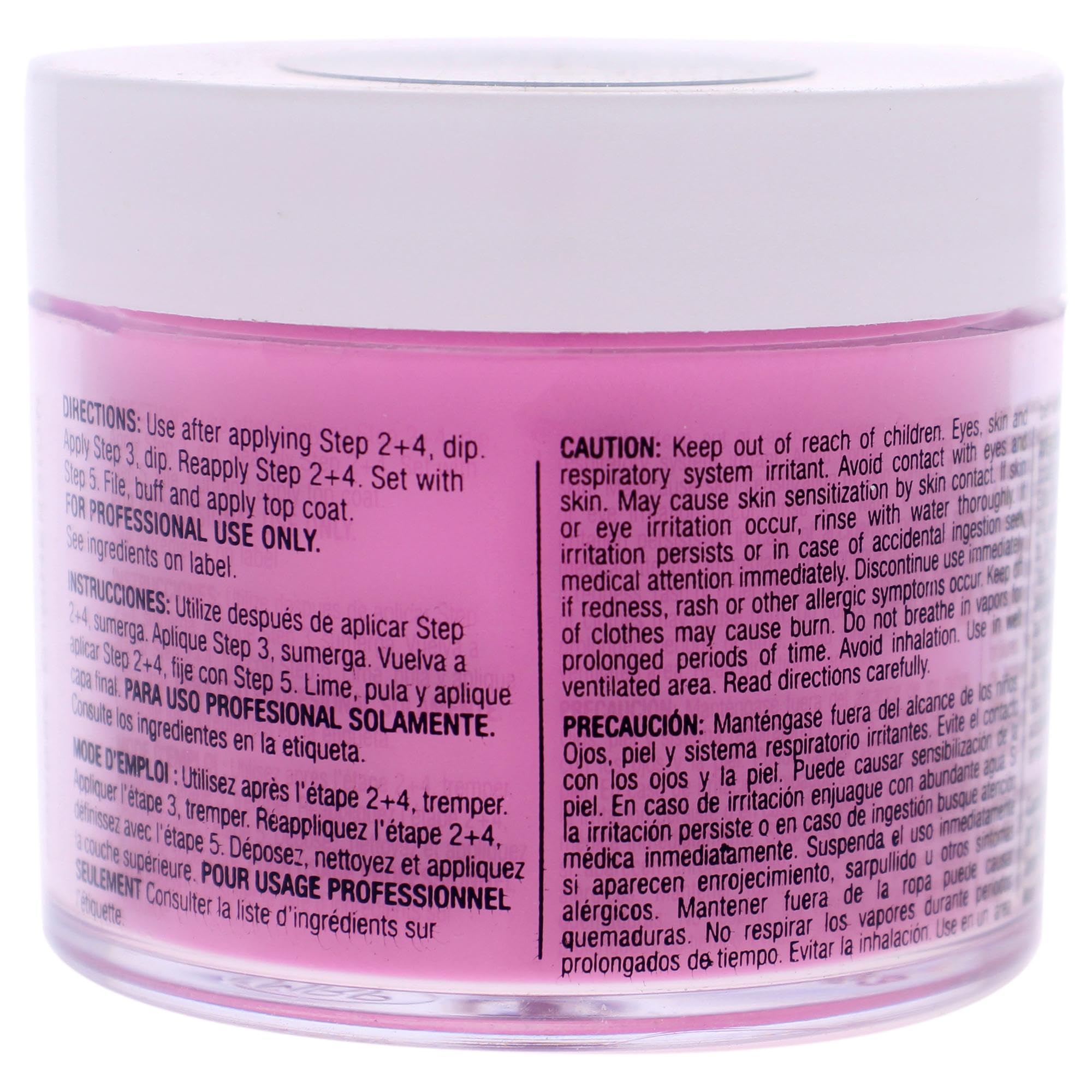 Cuccio Pro Powder Polish Dip - Silver W/ Silver Glitter - Nail Lacquer for Manicures & Pedicures, Easy & Fast Application/Removal - No LED/UV Light - Non-Toxic, Odorless, Highly Pigmented - 0.5 oz